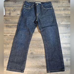 Burberry Brit dark mens relaxed jeans no stretch 100% cotton size 30 short